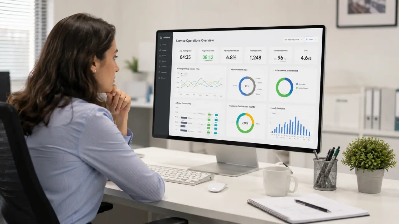Indicadores clave para medir la atención al usuario (Sistema de turnos digitales)