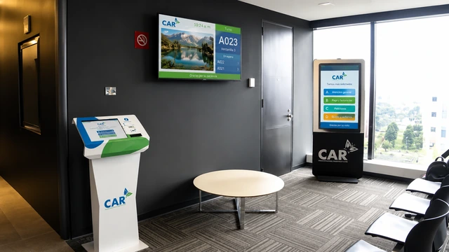 Kiosco de autoatención para gestión de turnos en Atención CAR