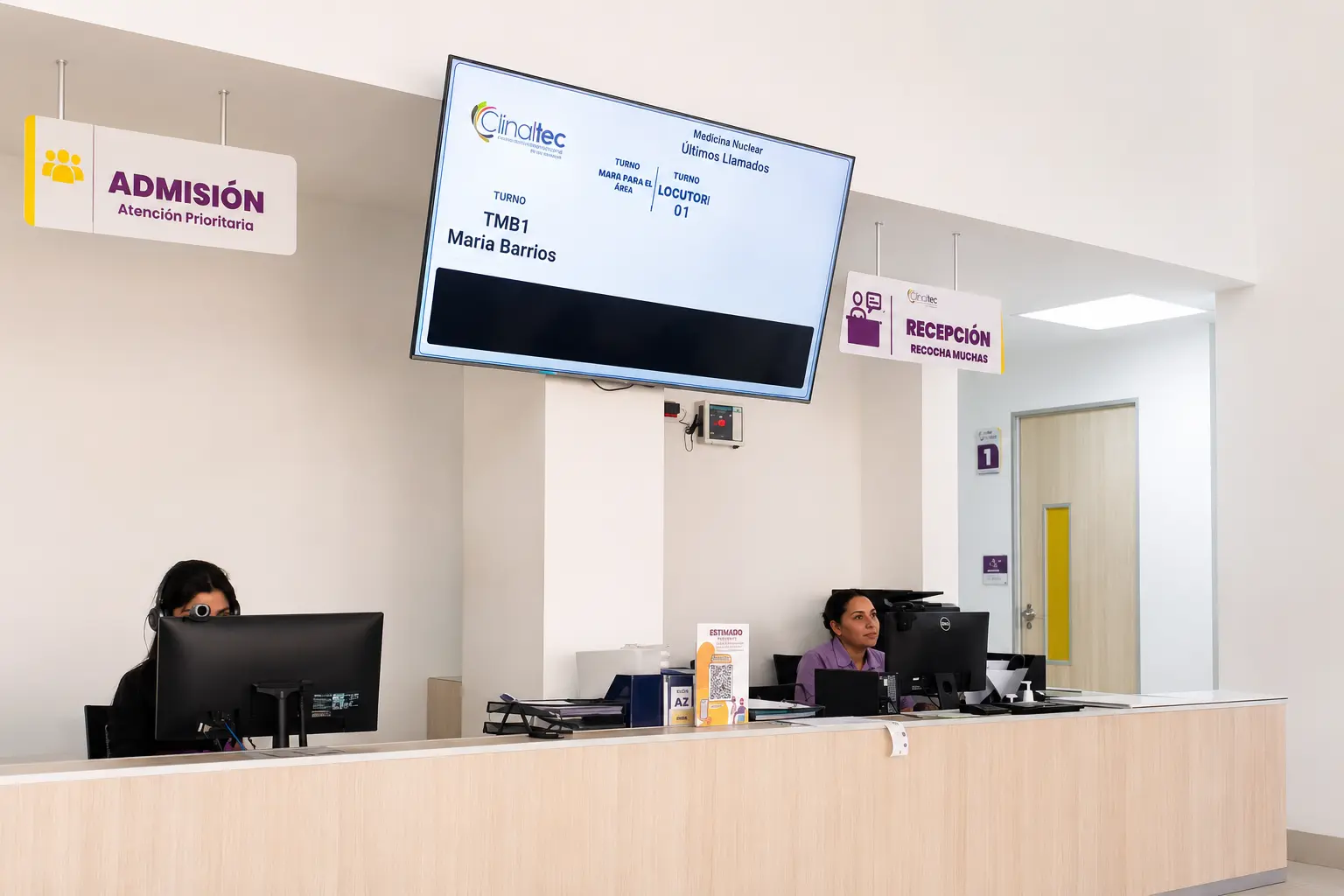 Sistema de gestión de turnos y atención de usuarios en Clinaltec